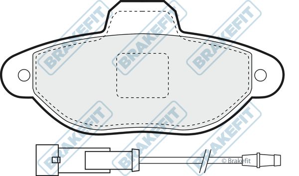 APEC BRAKING Piduriklotsi komplekt,ketaspidur PD3020